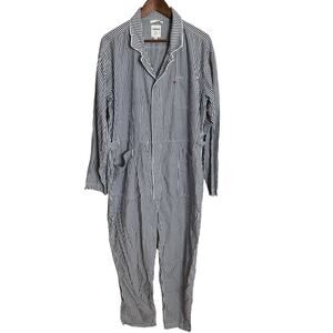 Alex Mill P'Jimmies Dreamsuit Blue White Stripe Unisex Large